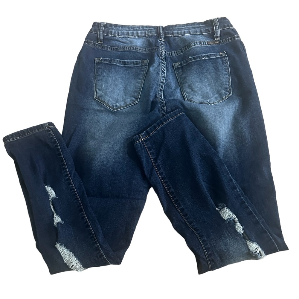 Women Junior Kancan Destructed Skinny Jeans‎ size 11